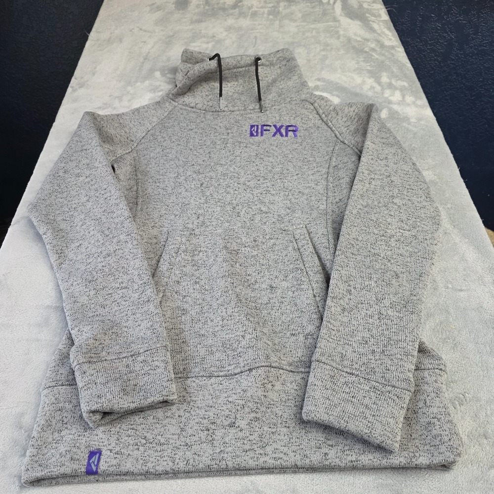 FXR Womens Ember Pullover Sweater Grey/Merlot Size XS-Purple